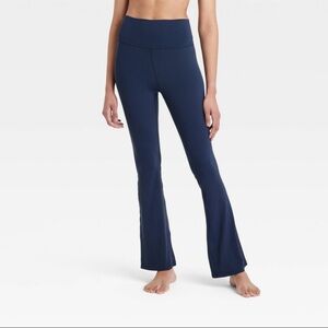 Women's Everyday Soft Ultra High-Rise Flare Leggings -All In Motion™ Navy Blue S